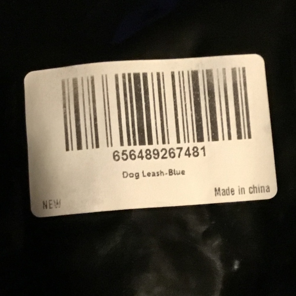 2 Petmegoo 5’ Long 1/2” Wide Reflective Blue Dog Leash With Waste Bag Containers - Picture 2 of 2